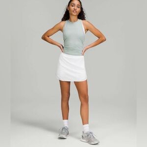 Hotty hot high rise skirt long in white